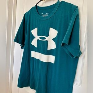 Under Armour Teal Shirt with White Logo